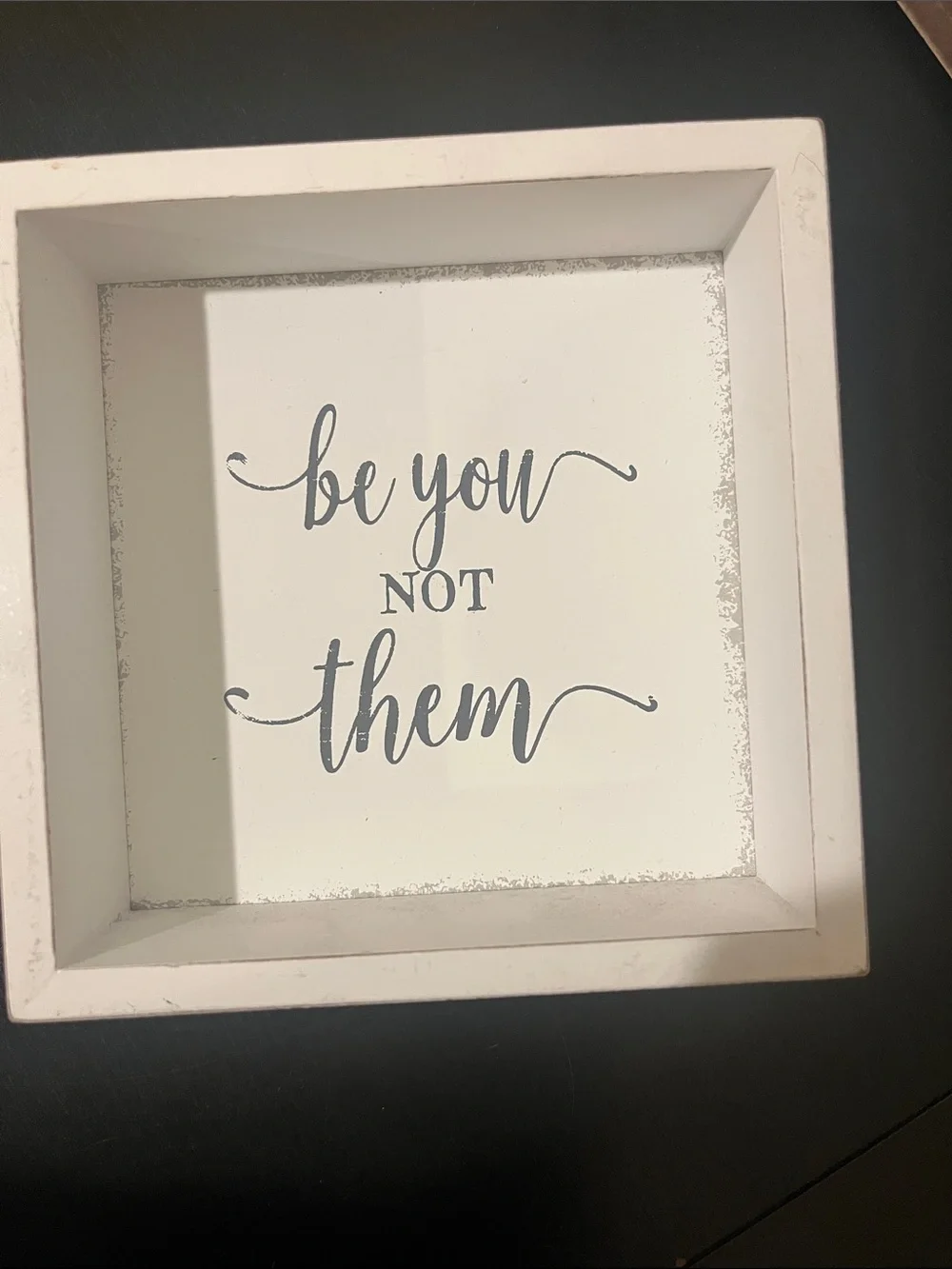 HOBBY LOBBY Decorative Shadow Box Sign